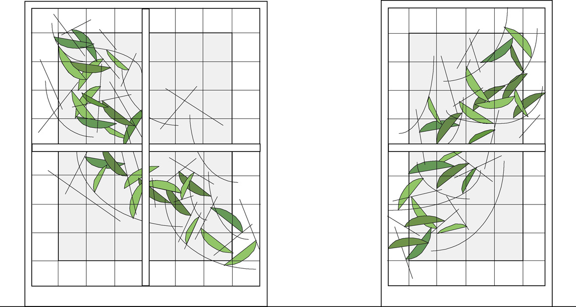 Chapel Rendering  / Two Windows 7'-0"h x 5'-9"w and 7'-0"h x 